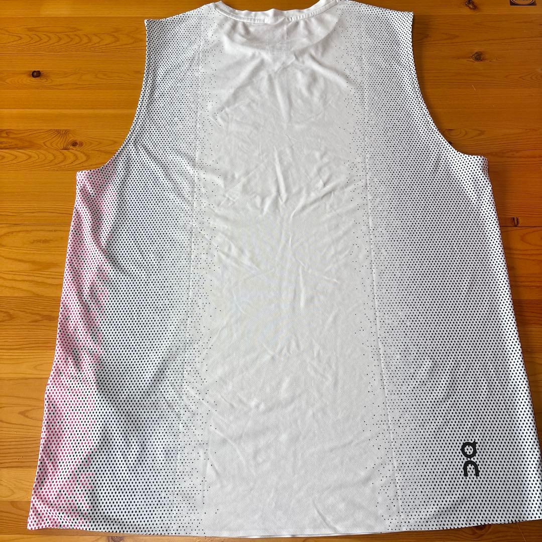 on COURT TANK メンズ L ホワイト