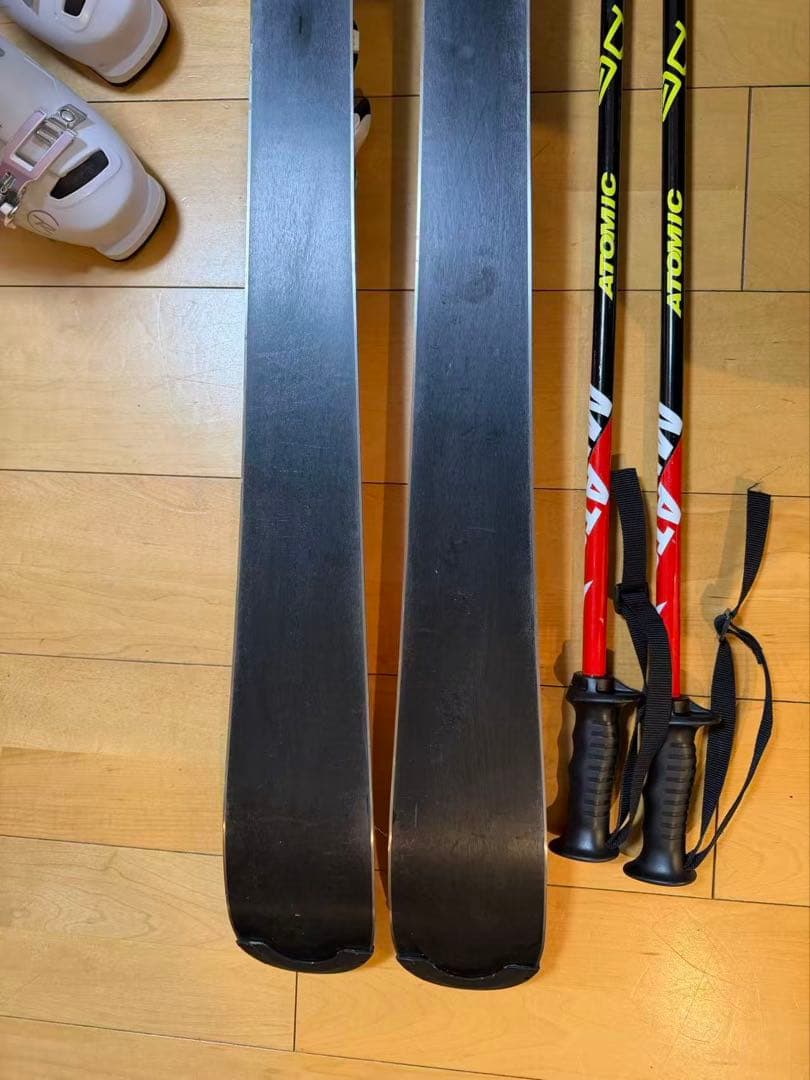 ロシニョール　レディース　スキー３点セット　板140センチ　ブーツ23.5センチ