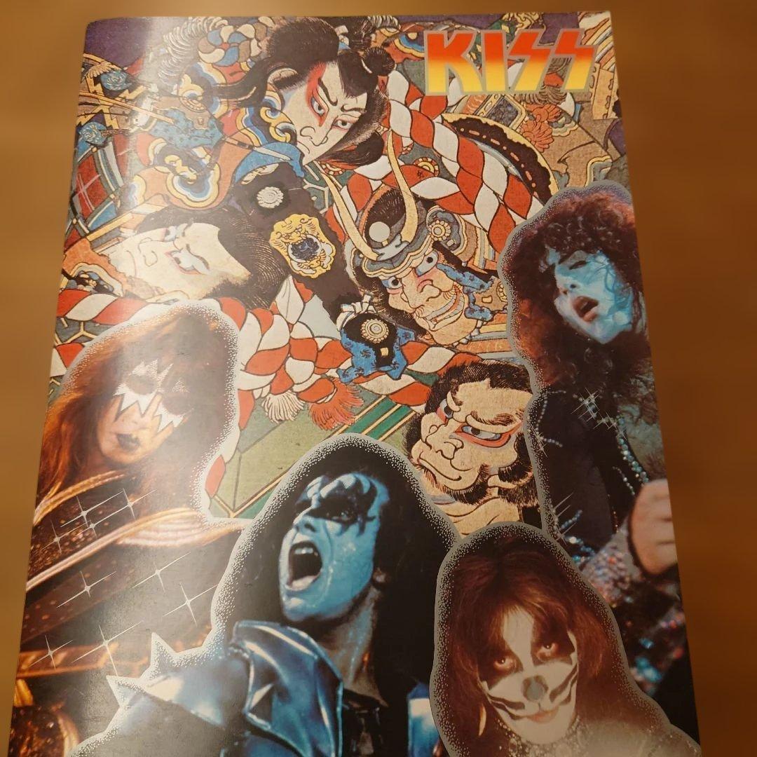 【希少】KISS 1977年初来日 パンフレット＆チケット半券2枚
