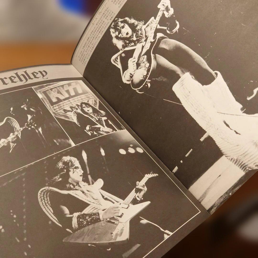 【希少】KISS 1977年初来日 パンフレット＆チケット半券2枚