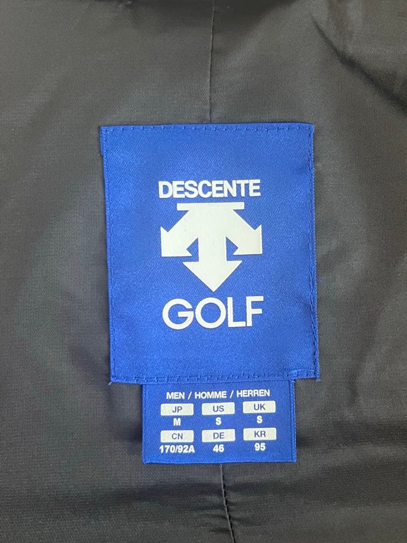 DESCENTE GOLF メンズベスト Mサイズ チェック柄
