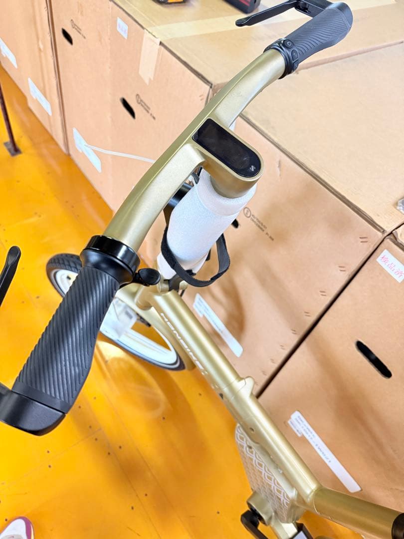 【新品未開封】HONBIKE 電動アシスト自転車 ゴールド