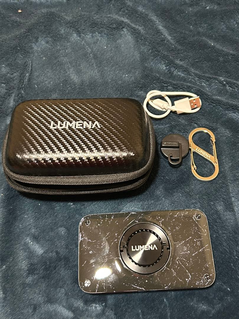LUMENA 2X ランタン ブラックマーブル