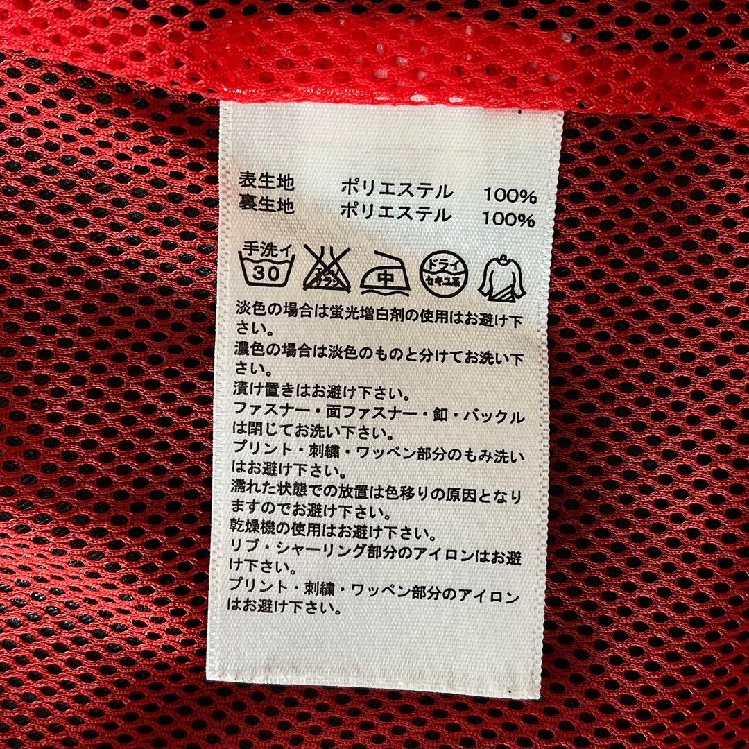 【美品】アディダス ナイロン 上下セットアップ ウィンドブレーカー ロゴ刺繍 黒