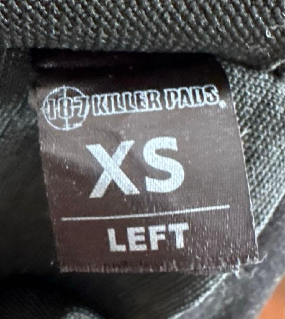 187 KILLER PADS ブラックパッドセット　XS