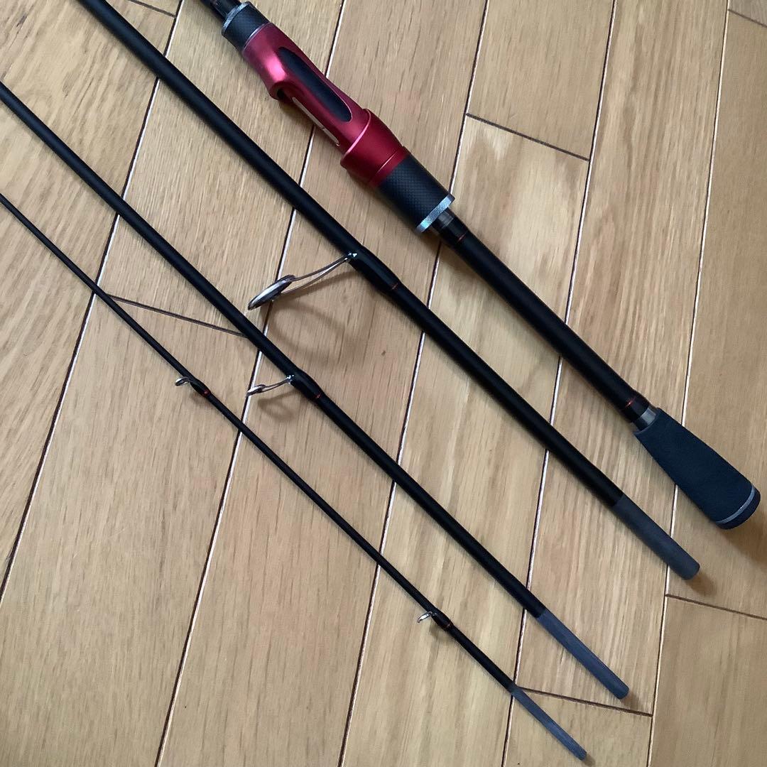 ショアジギ　シーバス　4ピース7ftスピニングロッド&スピニングリール5000番