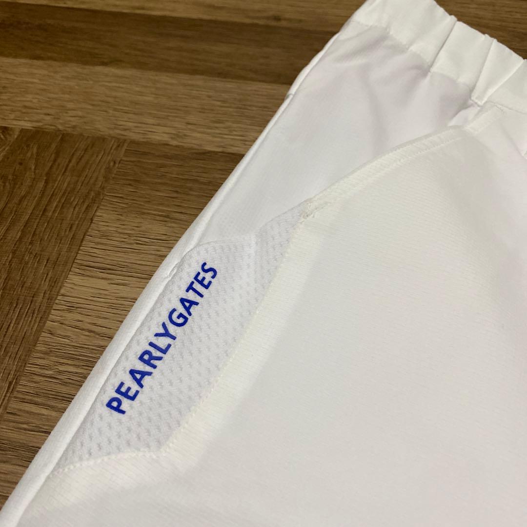 新品♡パーリーゲイツ♡ロングパンツ♡ホワイト♡ストレッチ♡S