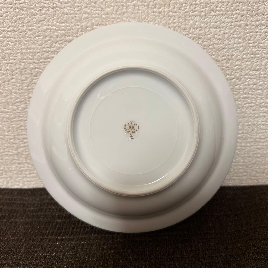 大倉陶園　アレキサンドリーヌ　金蝕マロン　デザートプレート　フルーツボウル