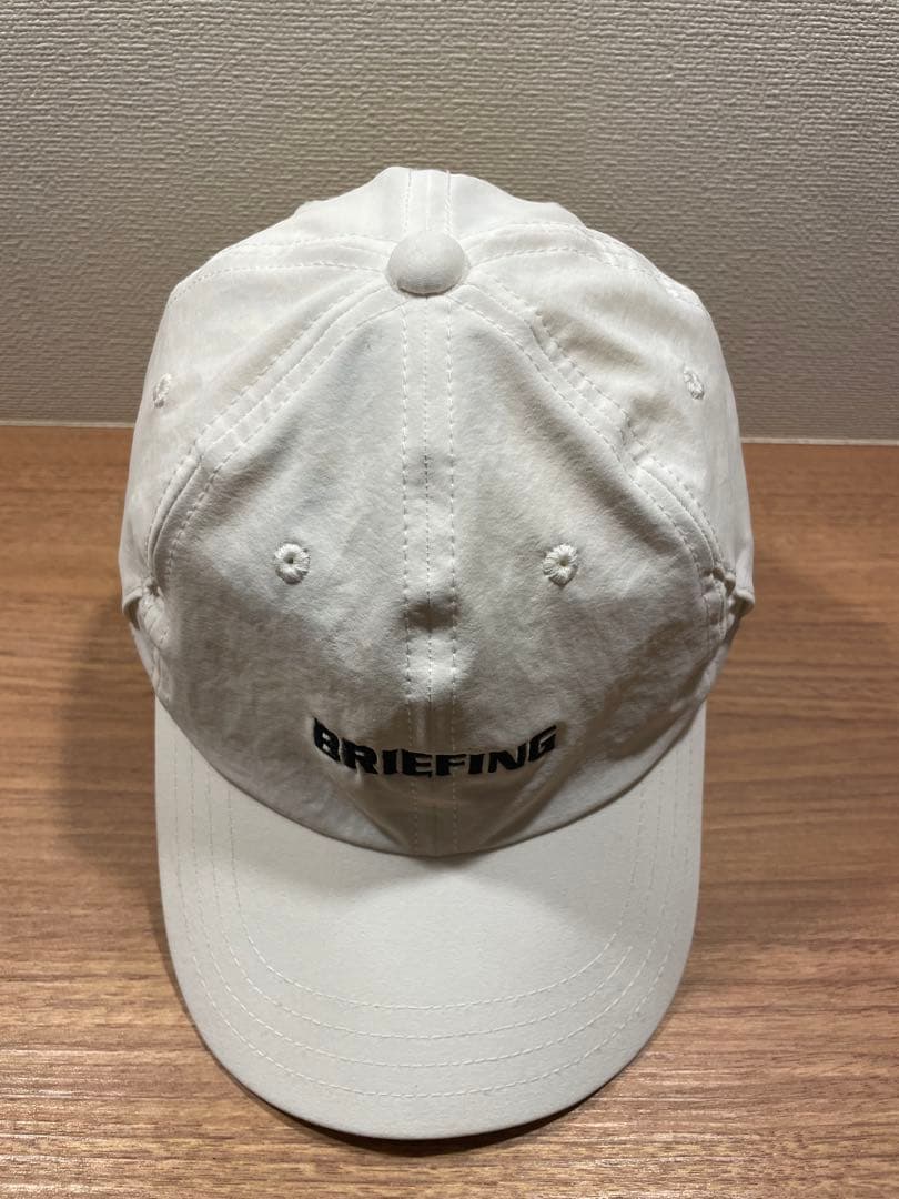 【完売品】BRIEFING ゴルフキャップ グラスホールド　ホワイト