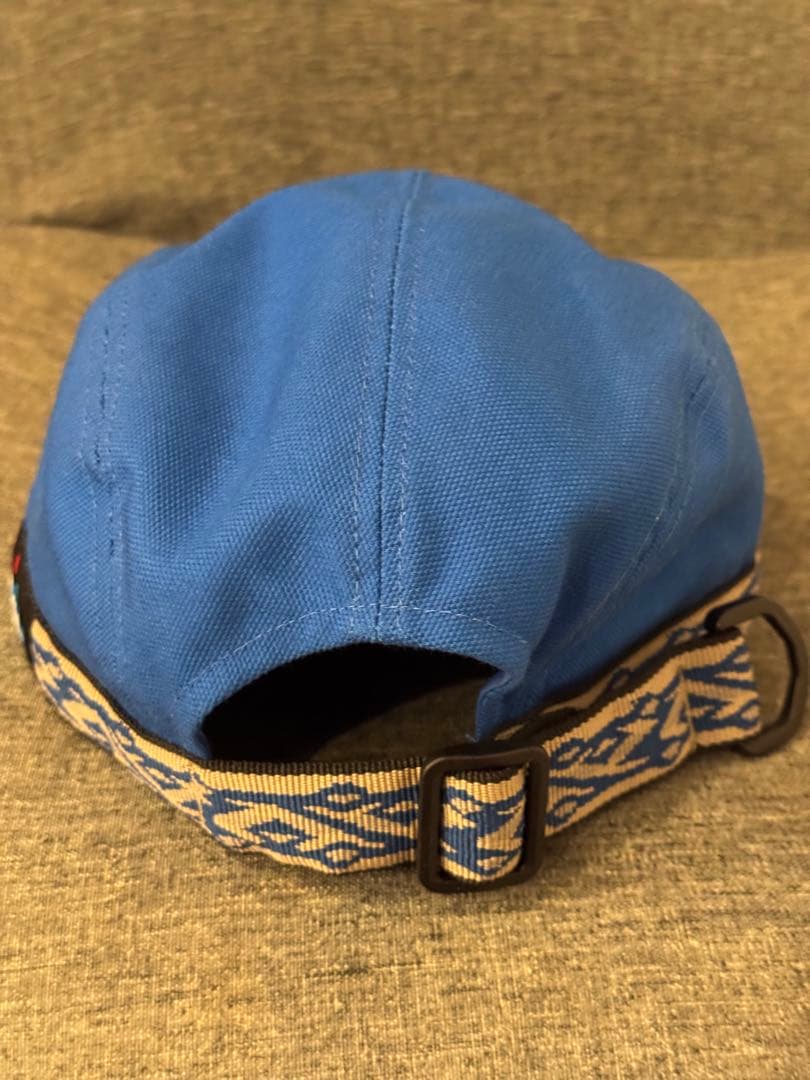 新品レア KAVU×横浜DeNAベイスターズ ストラップキャップ青