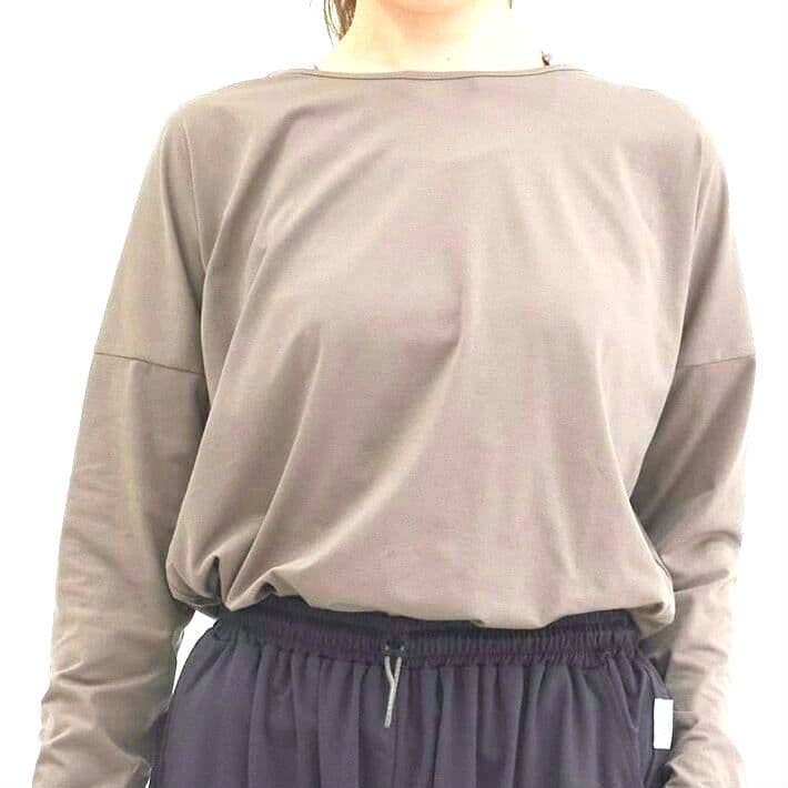 Julier ジュリエ バッククロス ロングスリーブ プルオーバー