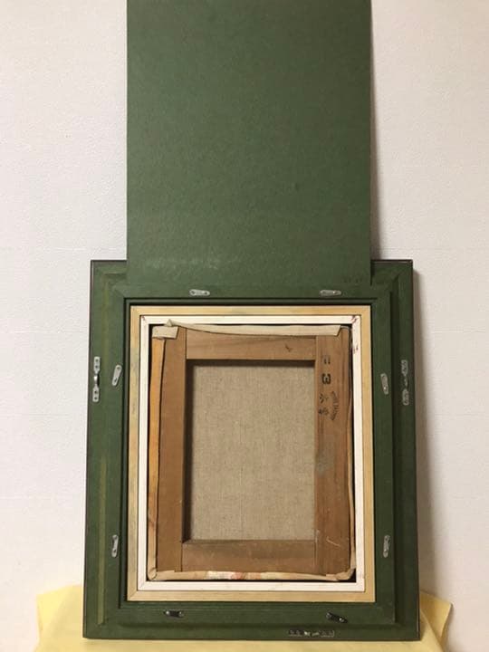 久保晃 油彩 カンヴァス F3 原画 真作保証 合箱有り 1点物