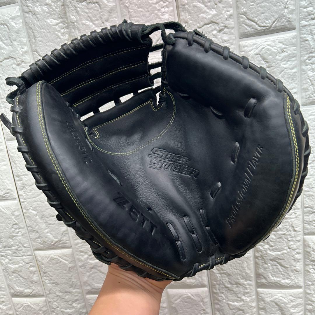 【美品】野球 グローブ 軟式 キャッチャーミット ZETT