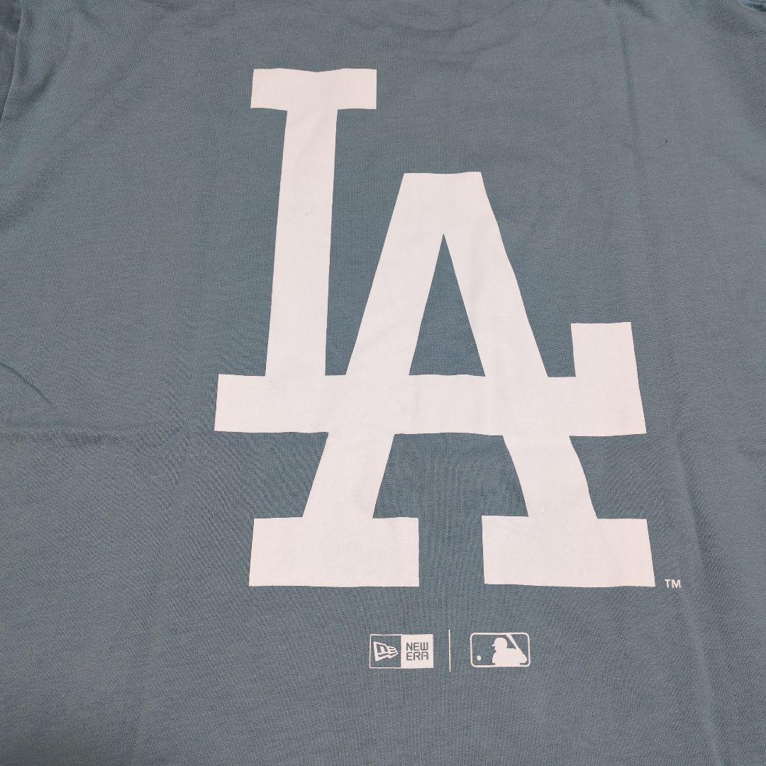 LAロゴ入りライトブルーTシャツ、プロフ必須！必ずコメントを