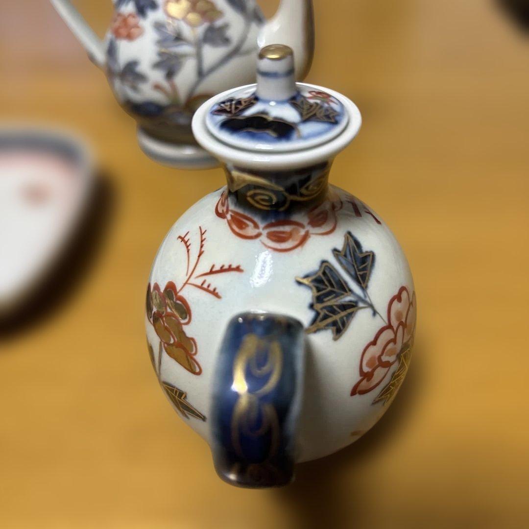 林九郎窯　古伊万里牡丹　調味料揃　新品未使用