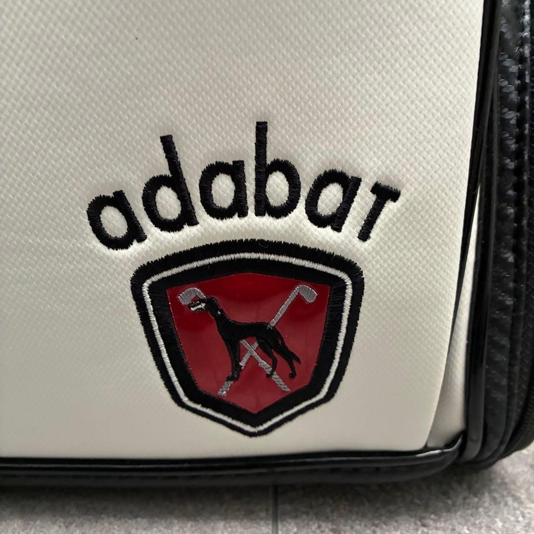 【未使用】adabat アバダット　ゴルフバッグ 2way 白