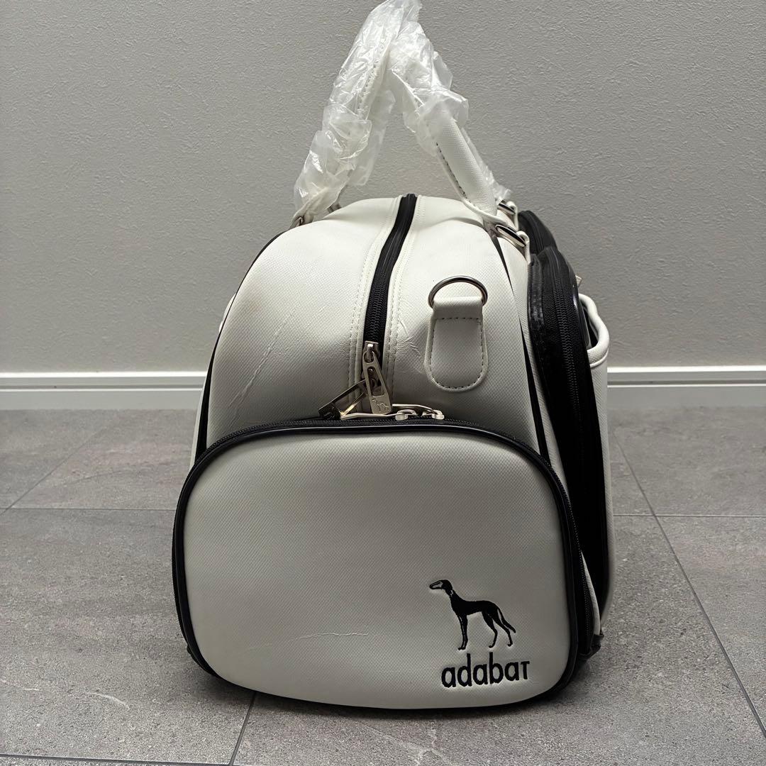 【未使用】adabat アバダット　ゴルフバッグ 2way 白