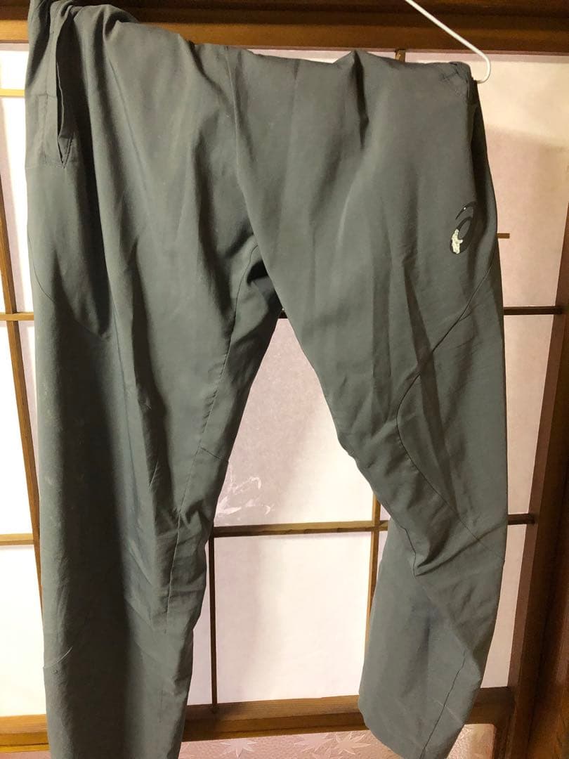 ASICS 蛍光イエロー ジャケット Lサイズ