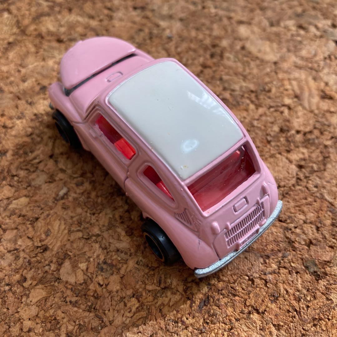 【新品】TOMICA スバル360 ピンク×アイボリー No.21 箱付き　黒箱