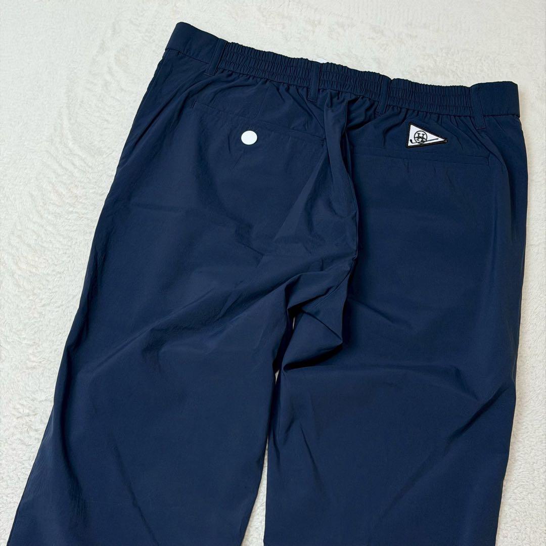 新品　ホーンガーメント　ゴルフパンツ　近年　ネイビー
