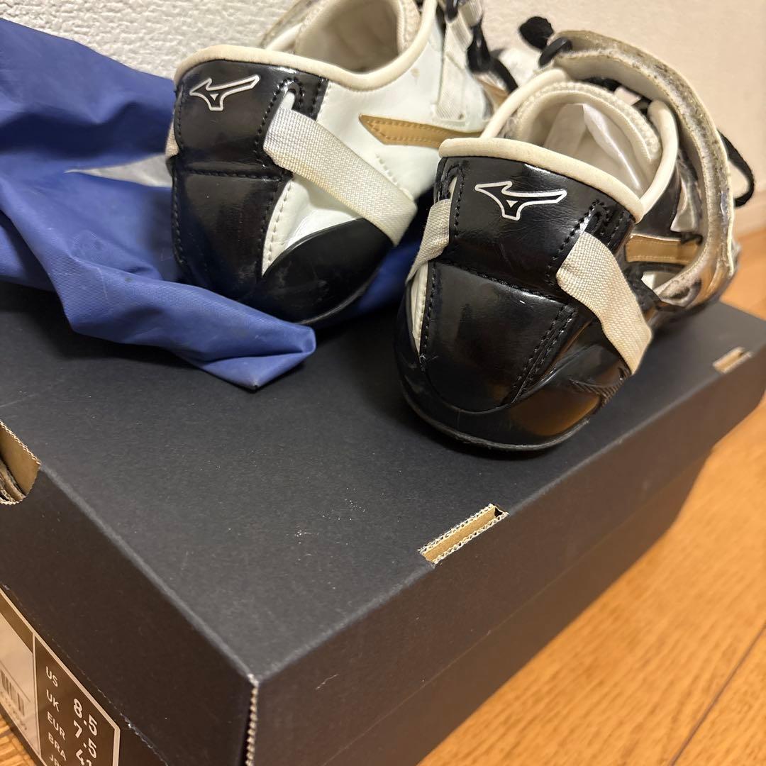 Mizunoクロノインクス9spスパイクシリーズブラックゴールド26.5
