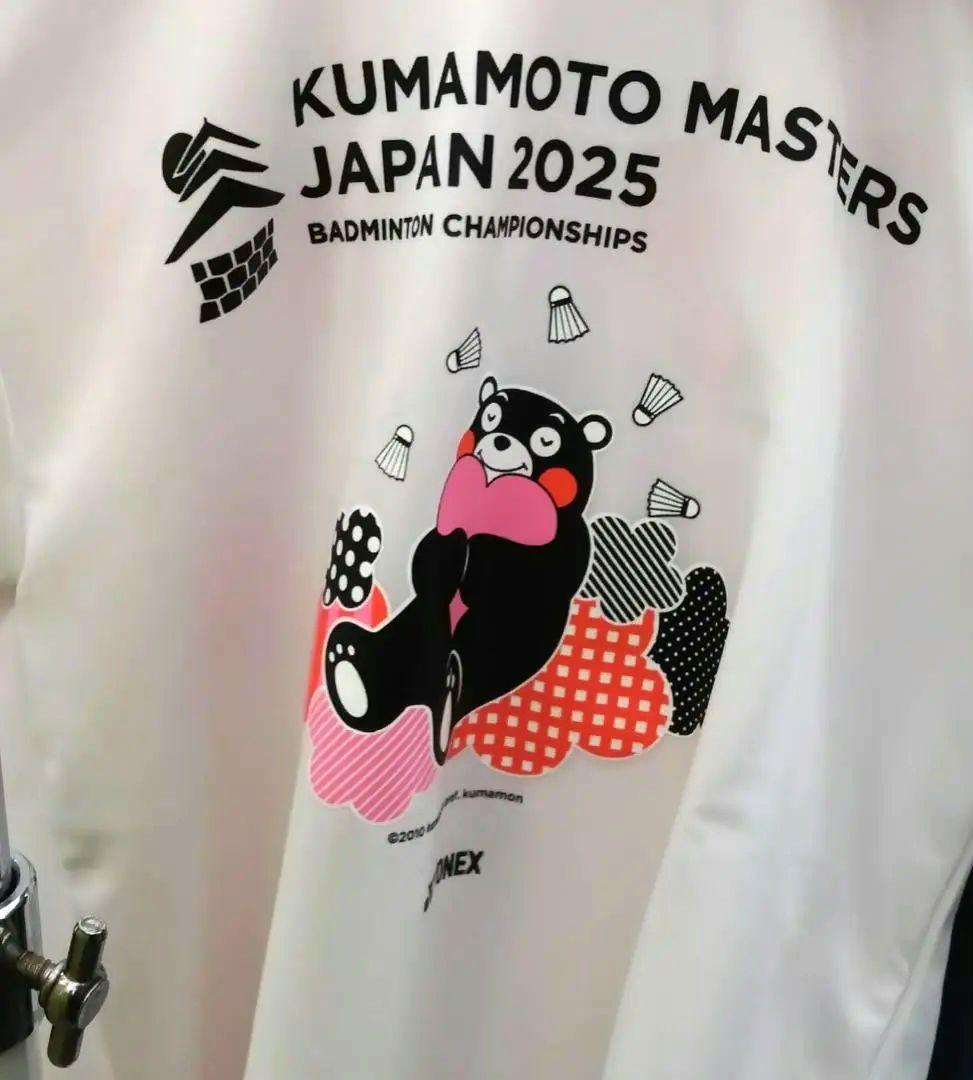 YONEXヨネックスクマモトマスターズオープン 2025 くまモン Tシャツ
