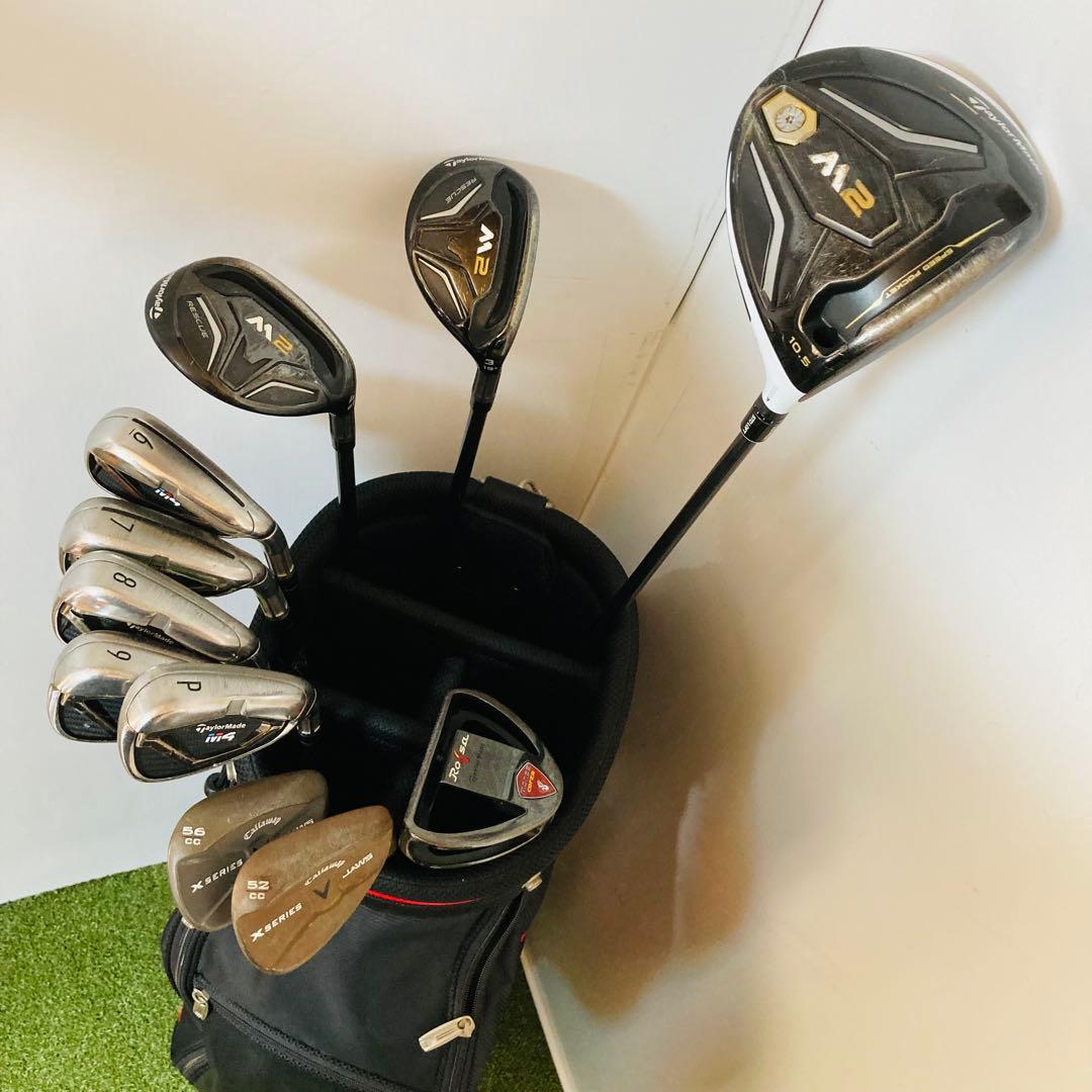 TaylorMade テーラーメイド M4 M2 メンズ ゴルフセット