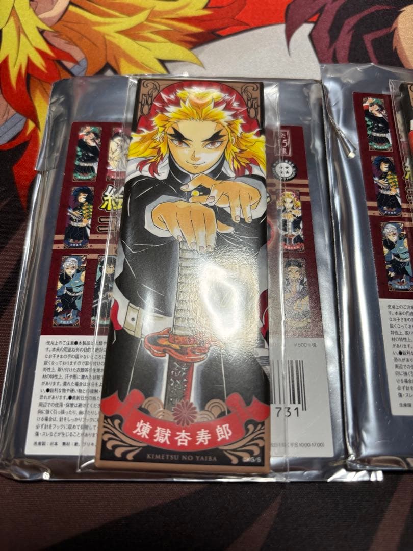 星*奨様 鬼滅　絵札缶バッジ　煉獄杏寿郎　竈門炭治郎
