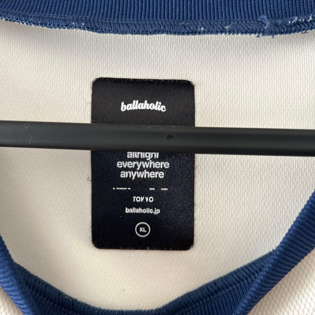 ballaholic ウォームアップウェア XL アイボリー/ネイビー