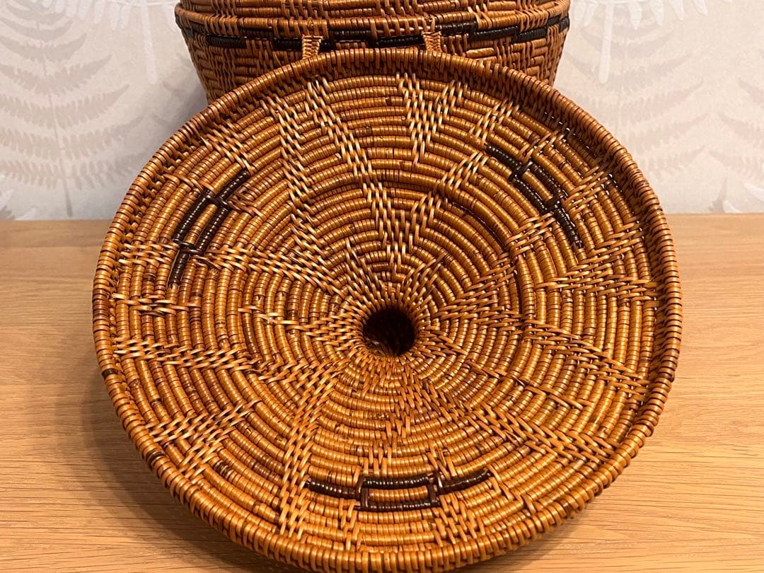 アタ 蓋付き かご バスケット ASHITABA