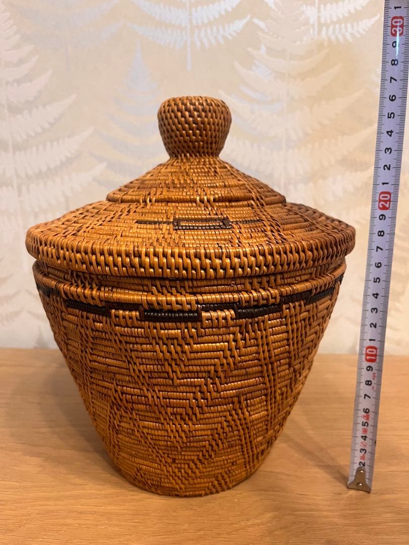 アタ 蓋付き かご バスケット ASHITABA
