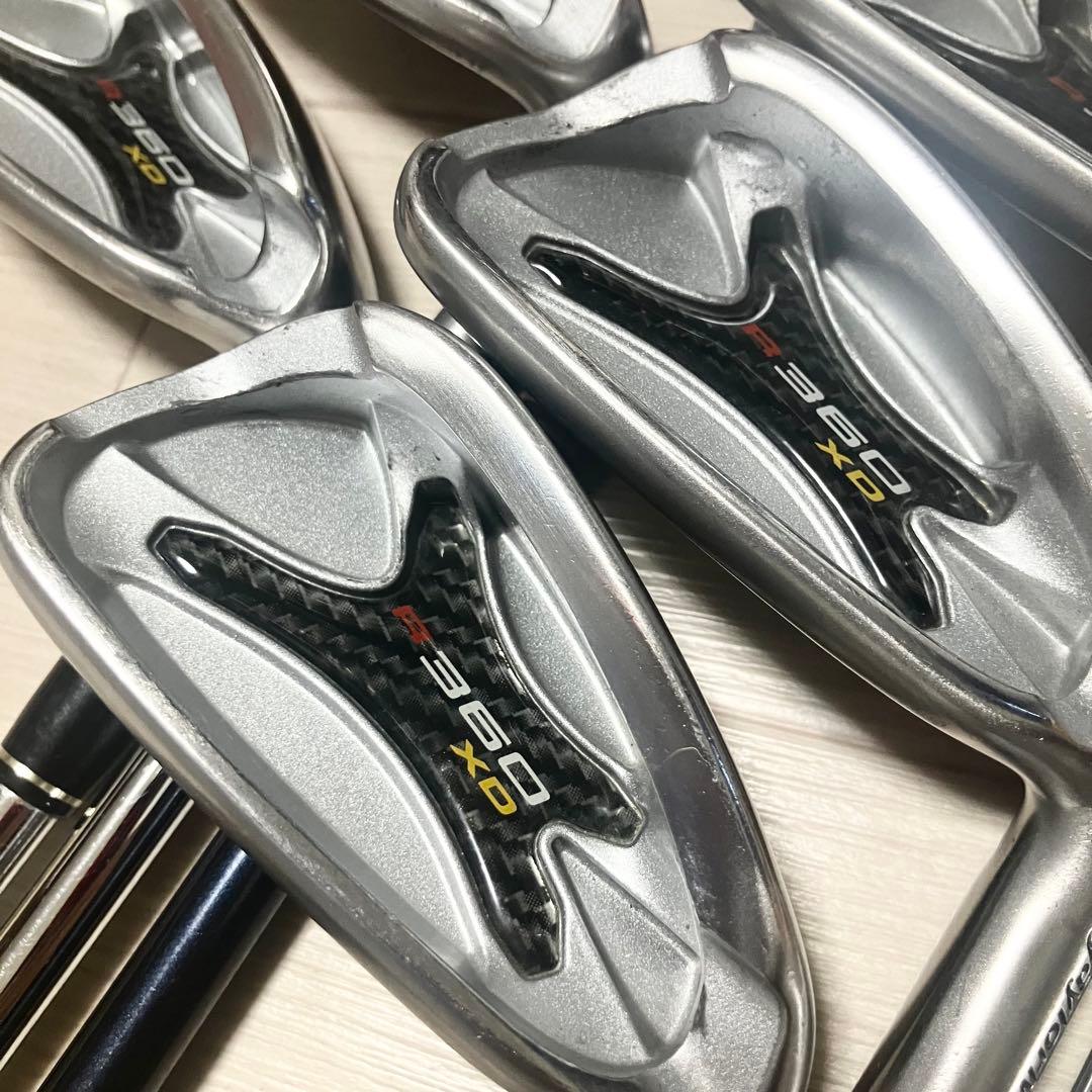 クリーニング済/TaylorMade R360XD他テーラーメイドアイアンセット