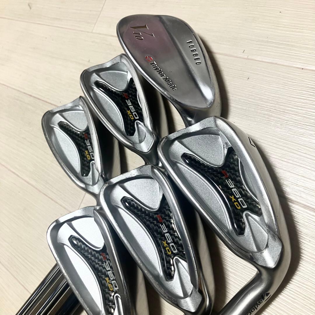 クリーニング済/TaylorMade R360XD他テーラーメイドアイアンセット
