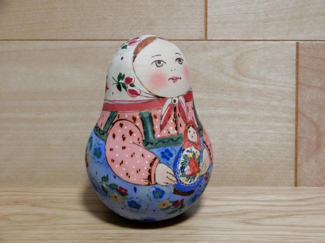 ロシア雑貨　おきあがりこぼし　オルガ・ボリソワ　作家もの　マトリョーシカ