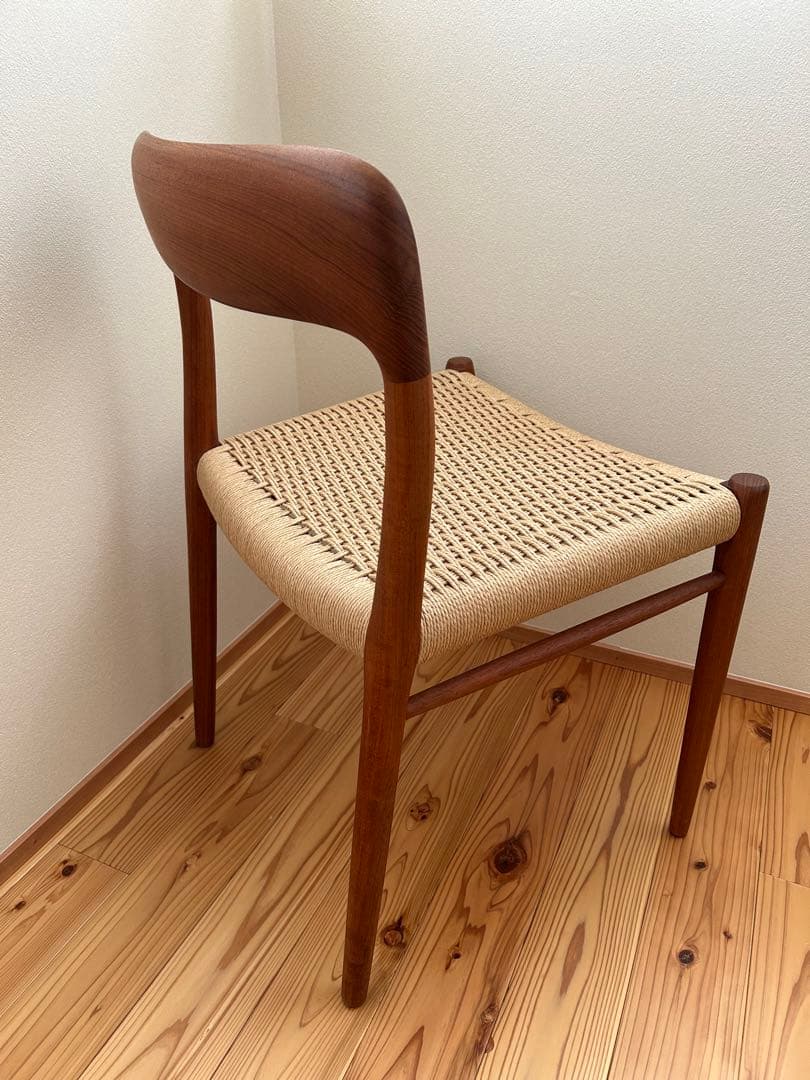 Niels Moller Model 75 チーク モラー　Yチェア　ウェグナー
