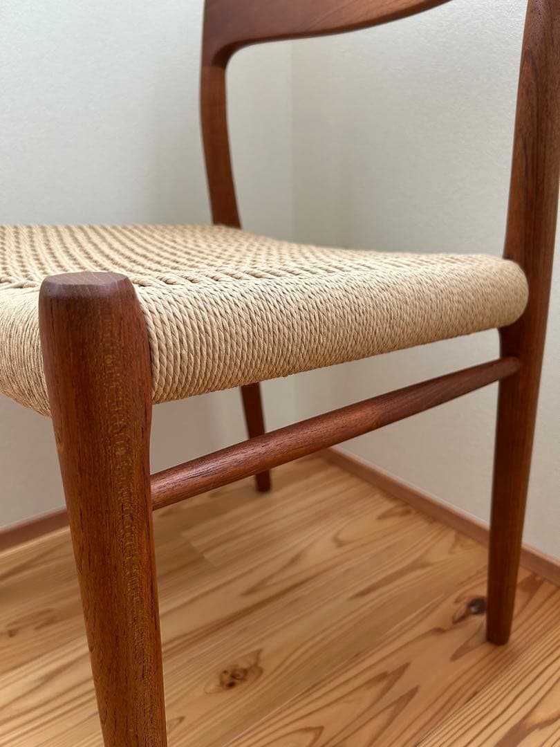 Niels Moller Model 75 チーク モラー　Yチェア　ウェグナー