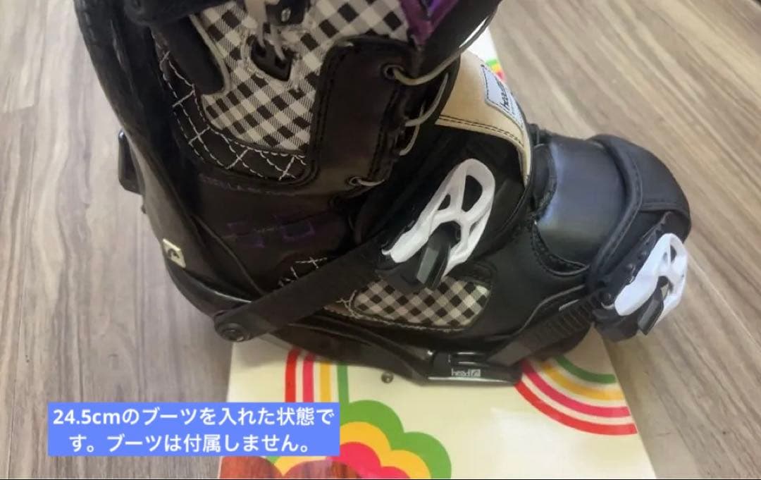 スノーボード FORUM 144cmビンディング head size S