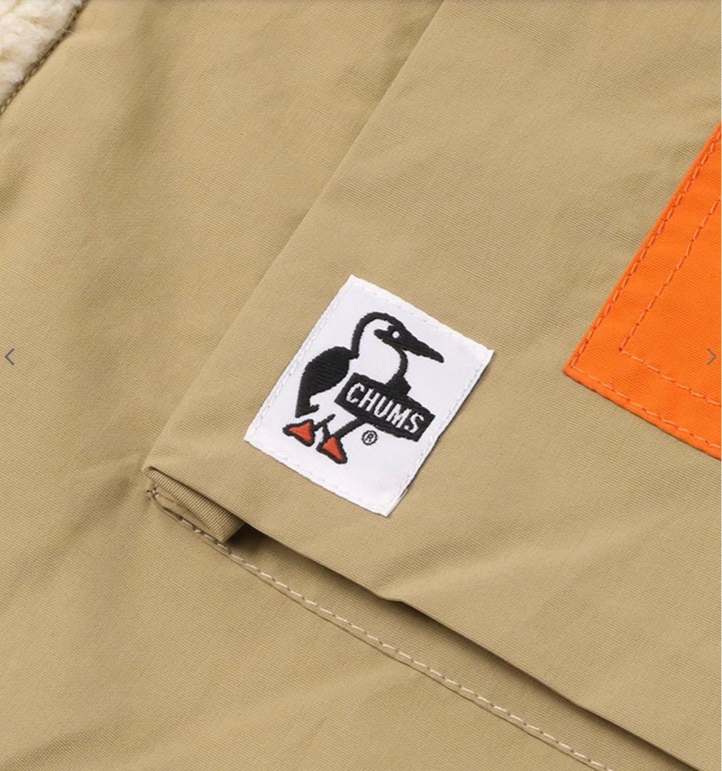 CHUMS キャンプシーンにぴったり！ボア付きブランケット 新品