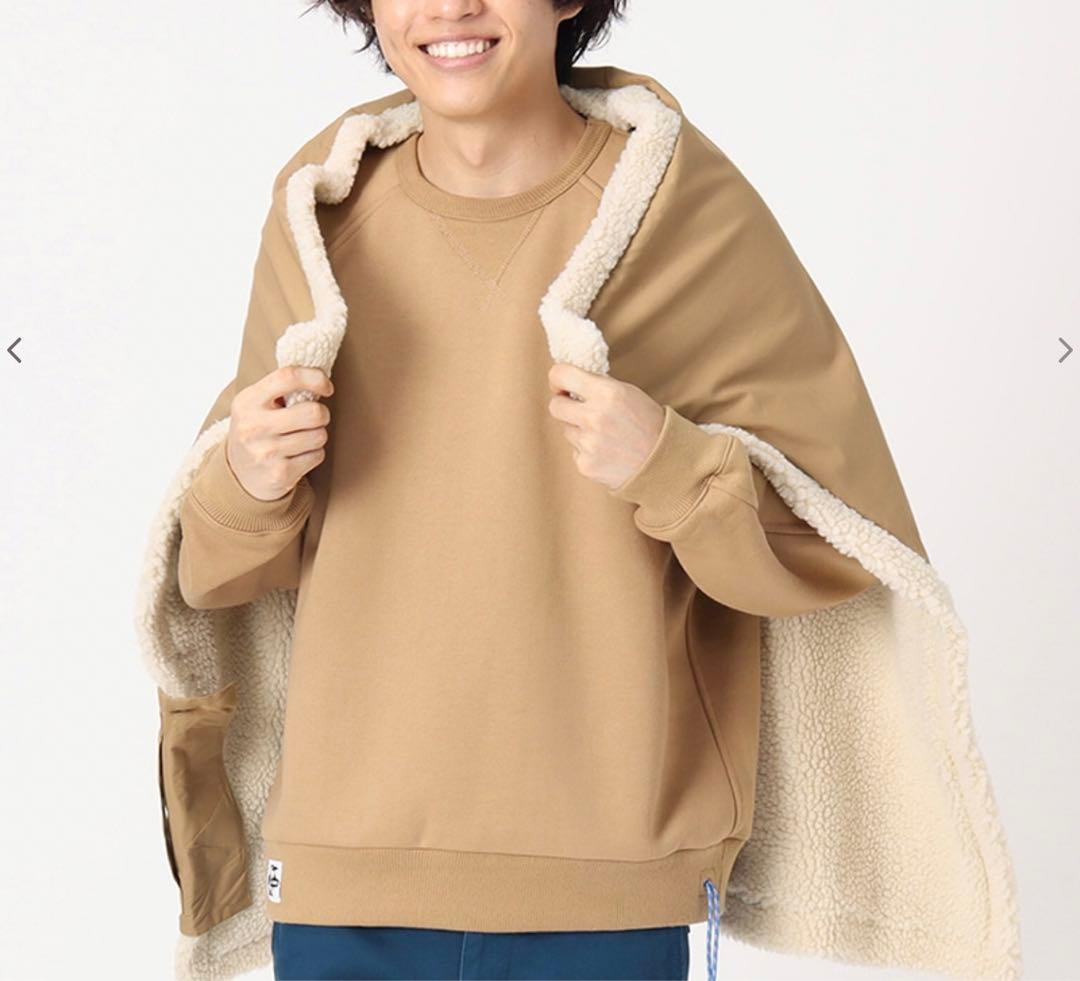 CHUMS キャンプシーンにぴったり！ボア付きブランケット 新品