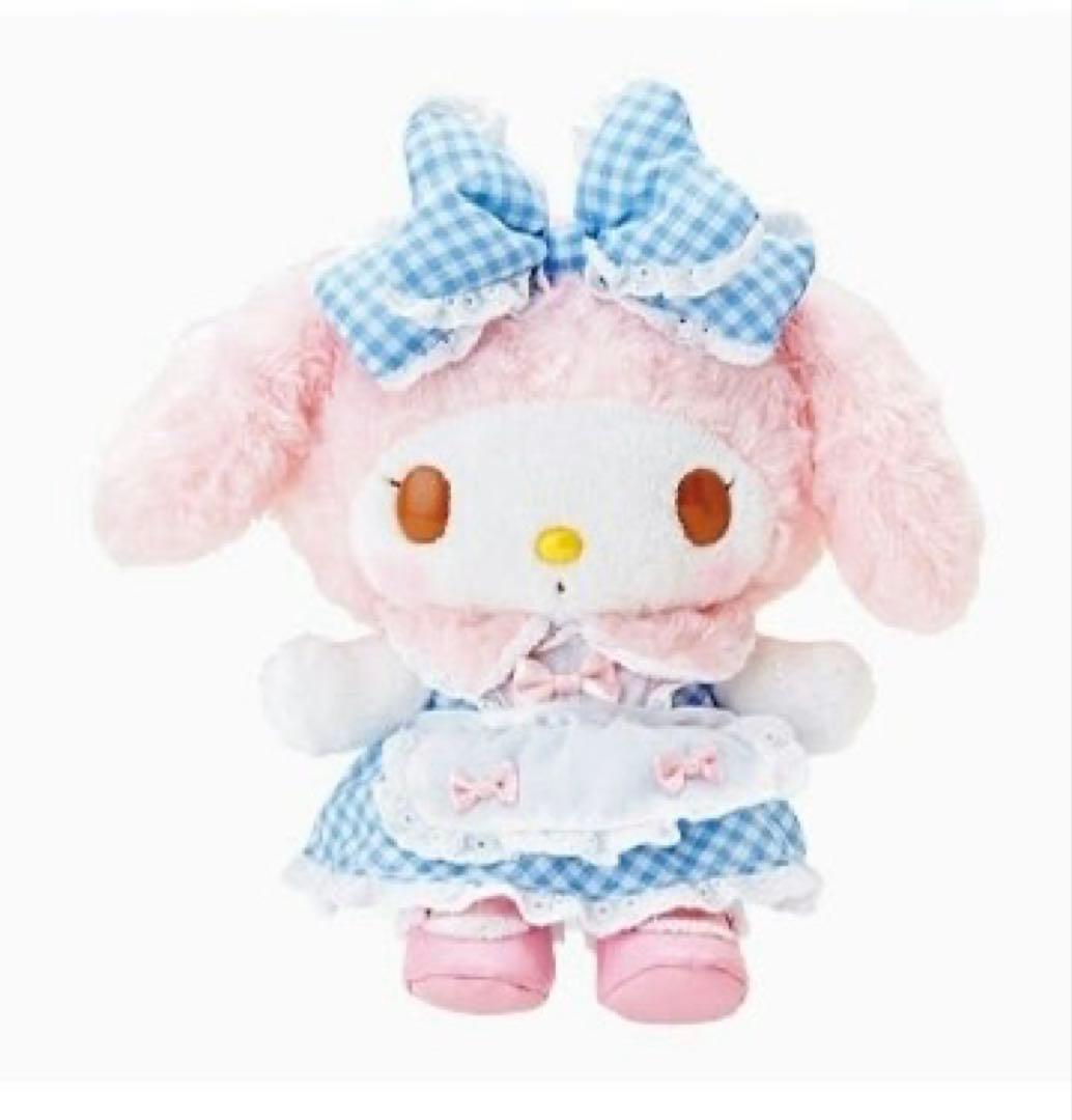 マイメロディ おめかしシリーズ ギンガムチェック ぬいぐるみ