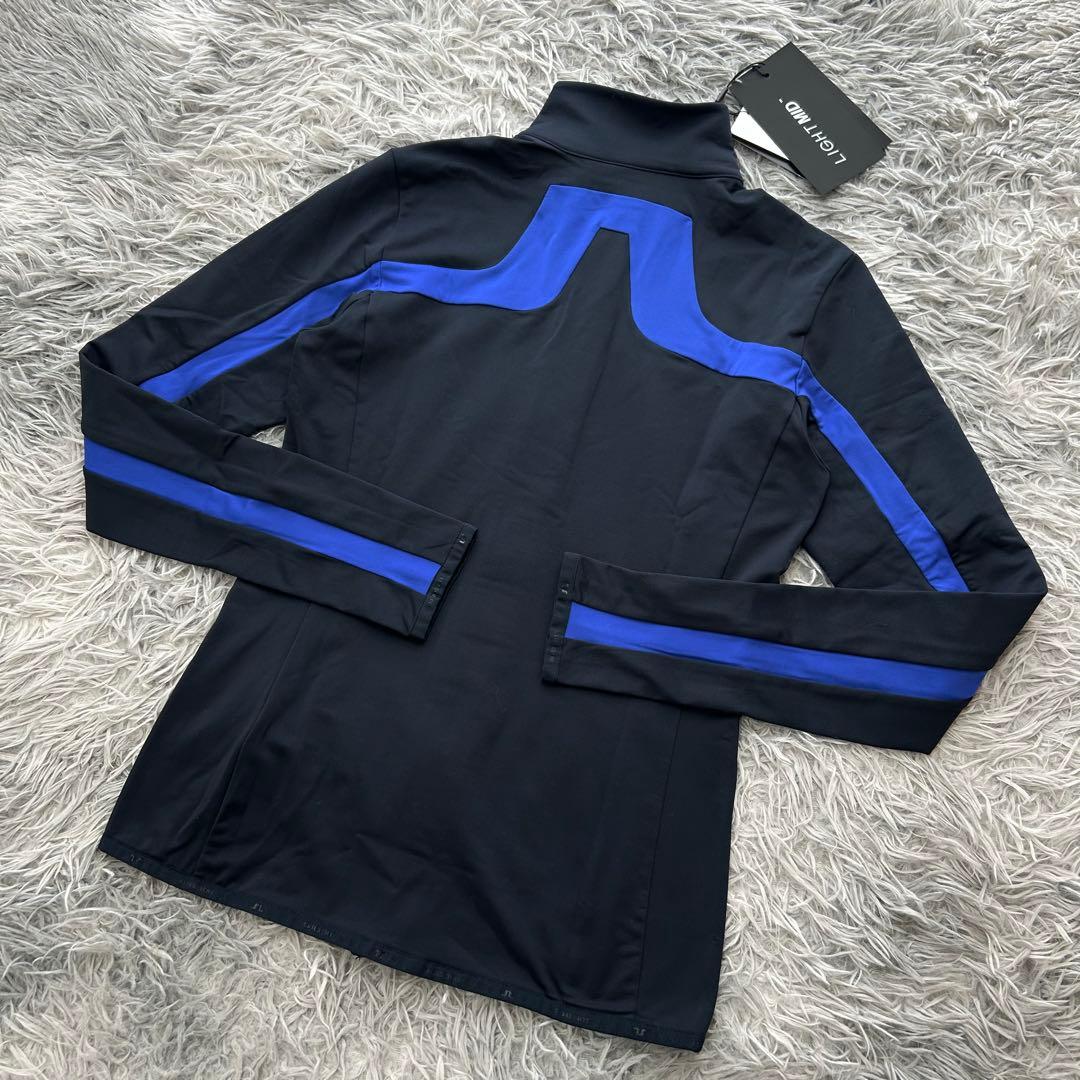 新品　ジェイリンドバーグ　ジャケット　裏起毛　ネイビー　フルジップ　XS