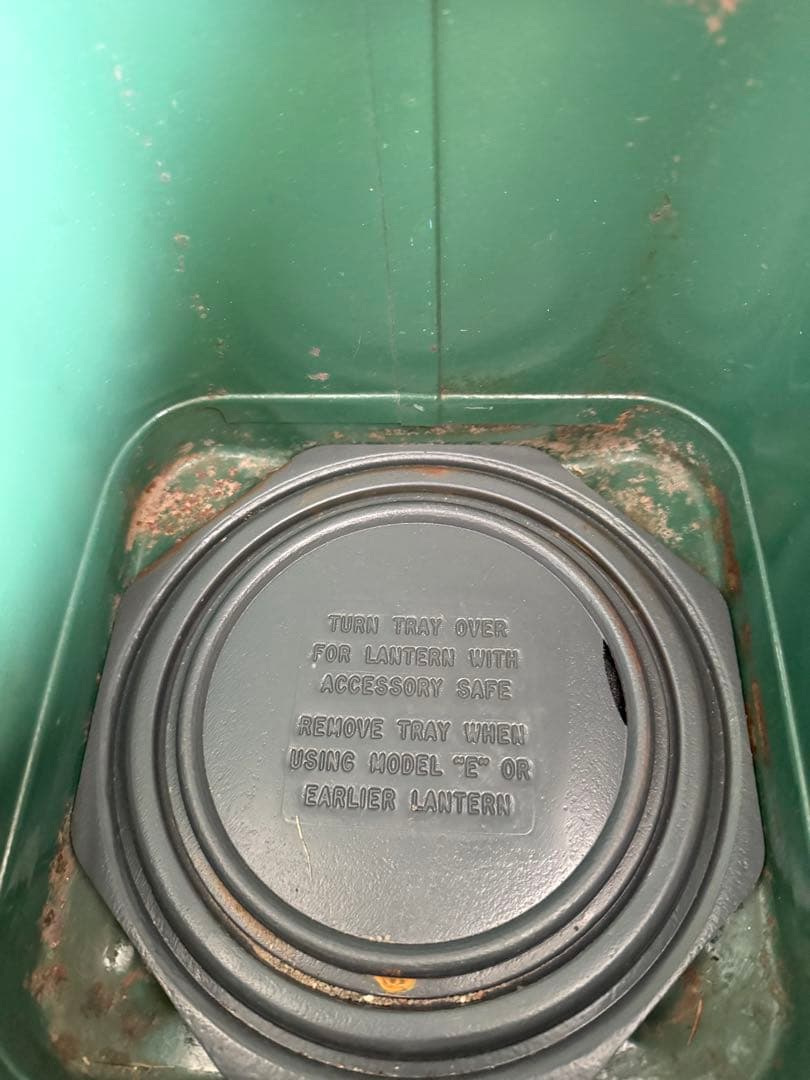 真鍮　 コールマン ビンテージ ランタン 220D PYREX ケース付き