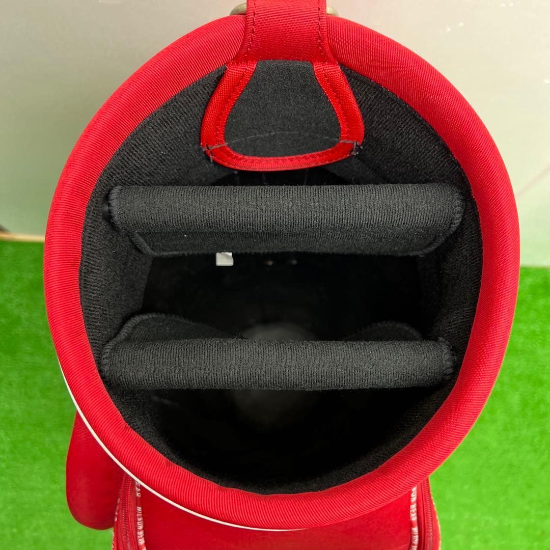 ウィルソンベア　WILSON BEAR ゴルフバッグ　7インチ　中古品　レッド