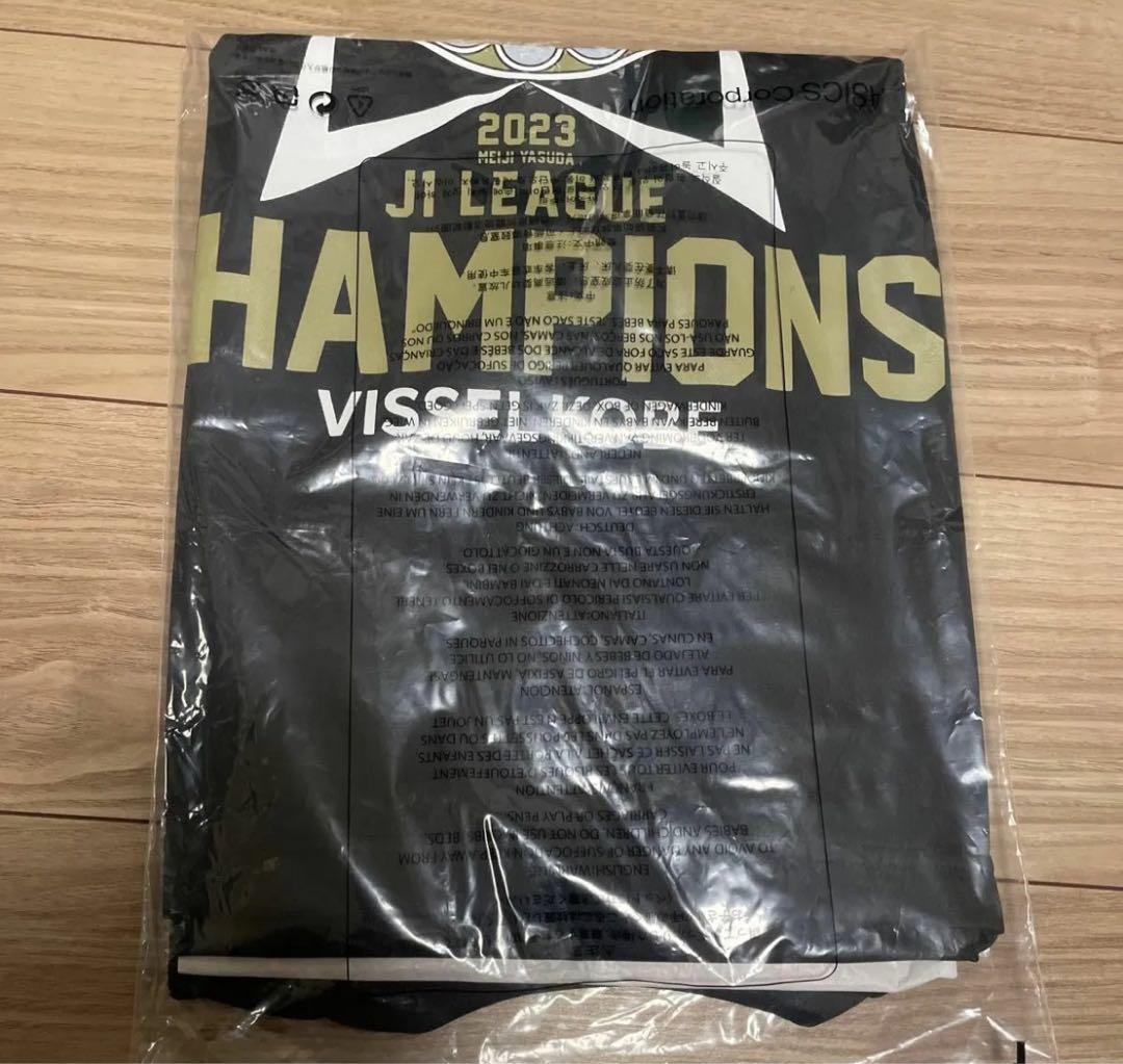 新品未使用　ヴィッセル神戸【J1リーグ優勝記念！Tシヤツ（ブラック/L）