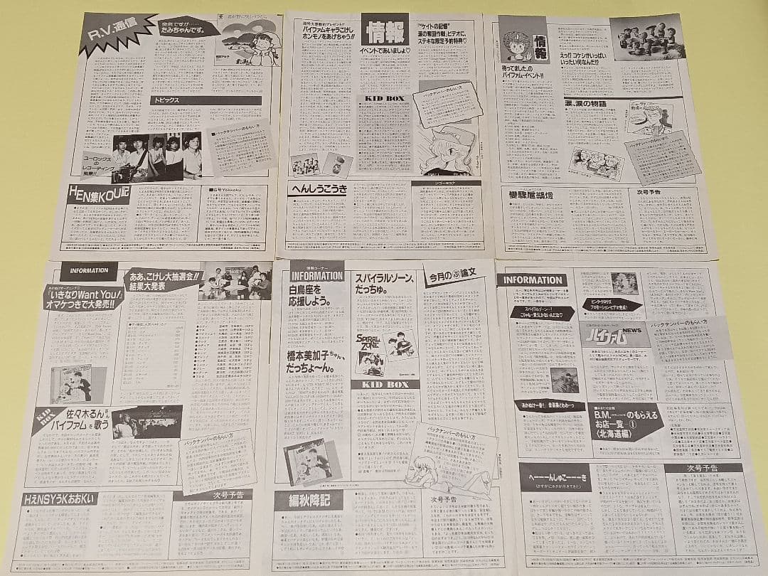VIFAM NEWS　バイファム ニュース　13セット 1984年
