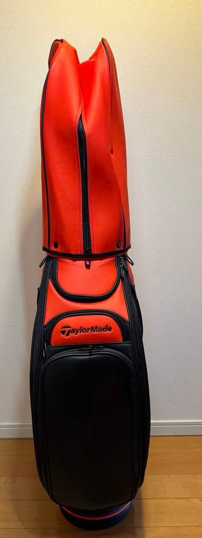 【中古品】TaylorMade キャディバッグ オレンジ