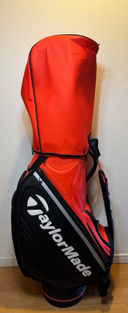 【中古品】TaylorMade キャディバッグ オレンジ