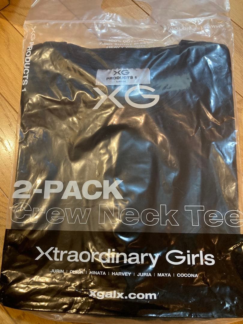 値下げ！新品！XG 2-PACK クルーネックTシャツ 白黒2枚セット