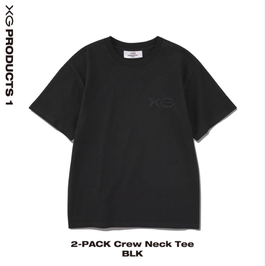 値下げ！新品！XG 2-PACK クルーネックTシャツ 白黒2枚セット