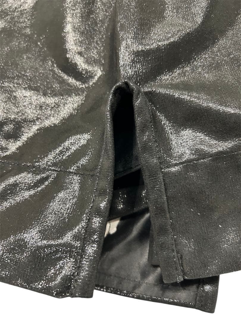 GRIT BOXING LONG SHORTS BK LAME ショーツ